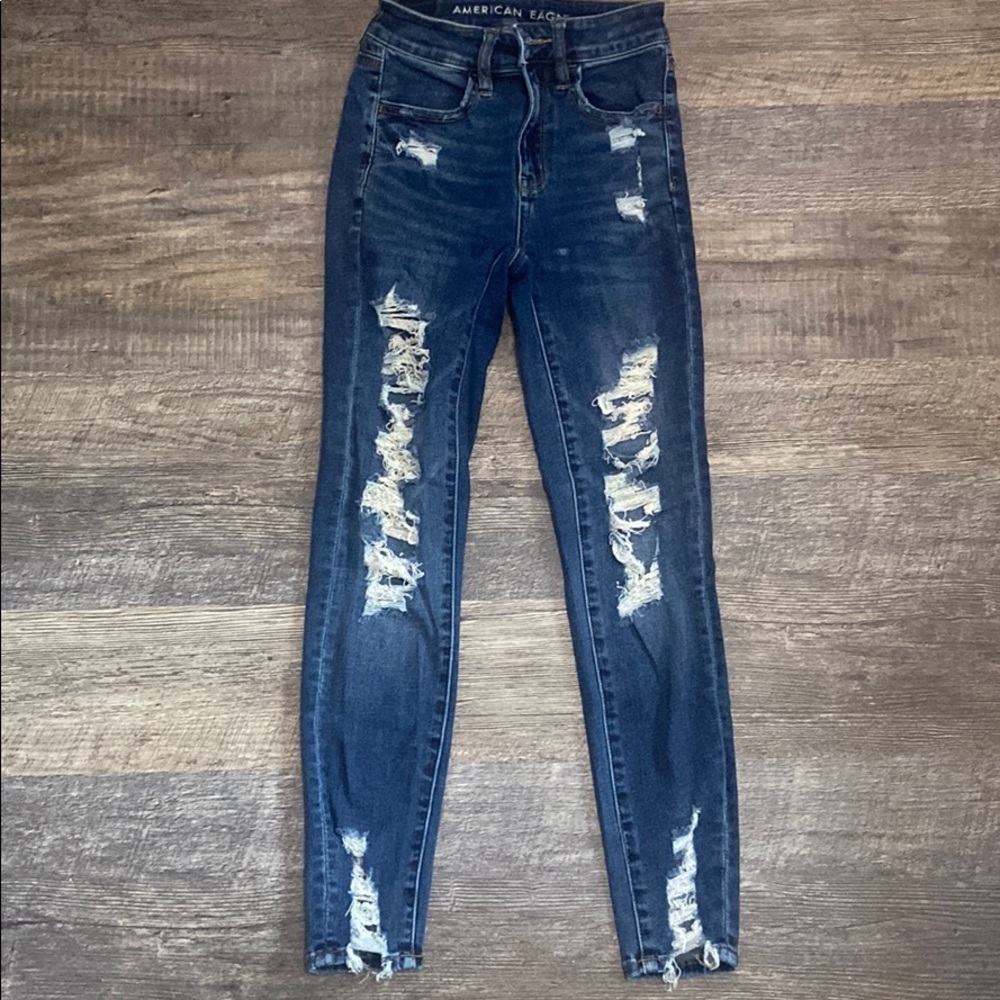 American Eagle Ripped Skinny Jeans